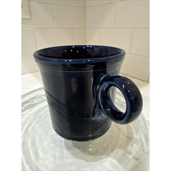 Cobalt Blue FIESTA Homer Laughlin HLC China USA Tom & Jerry Mug - Picture 2 of 11